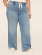 Cloud Knit Pull-On High-Rise Wide Leg Jean - thumbnail 1