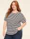 Short-Sleeve Twist Knot Crew-Neck Tee - thumbnail 7
