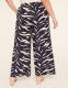 Pull-On Printed Wide Leg Pant - thumbnail 10