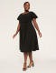 Lena Square-Neck Midi Dress - thumbnail 1