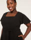 Lena Square-Neck Midi Dress - thumbnail 3