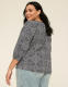 Elbow Sleeve Scoop-Neck Blouse - thumbnail 8