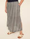 Side-Slit Crochet Maxi Skirt - thumbnail 1