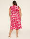Surplice-Neck Flutter-Sleeve Midi Dress - thumbnail 2