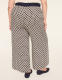 Printed Paperbag Waist Wide Leg Pant - thumbnail 2