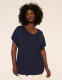 EveryWear Brushed V-Neck Tee - thumbnail 1