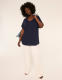 EveryWear Brushed V-Neck Tee - thumbnail 3