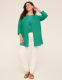 3/4 Sleeve Open-Front Overpiece - thumbnail 7