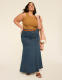 Fit & Flare Denim Maxi Skirt - thumbnail 3