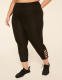 LIVI Soft Macrame-Detail 21" Capri Legging - thumbnail 5