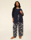 One Button Jersey Knit Blazer - thumbnail 3