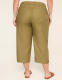 Slub Pull-On Capri Pant - thumbnail 5
