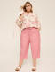 Slub Pull-On Capri Pant - thumbnail 9