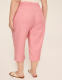 Slub Pull-On Capri Pant - thumbnail 8
