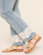 Lace-Hem Straight Leg Jean - thumbnail 4