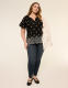 Flutter-Sleeve Swing Blouse - thumbnail 3
