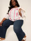 Bracelet Sleeve Embroidered Blouse - thumbnail 3