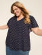 Short-Flutter-Sleeve V-Neck Popover Top - thumbnail 7