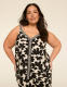 V-Neck Woven Tank - thumbnail 1