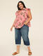 Flutter-Sleeve Babydoll Top - thumbnail 6