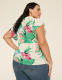 Flutter-Sleeve Babydoll Top - thumbnail 2