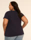 Short-Sleeve V-Neck Smocked Top - thumbnail 6