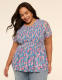 Short-Sleeve Peplum Top - thumbnail 4