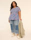 Short-Sleeve Peplum Top - thumbnail 6