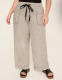 Linen-Blend Wide Leg Pant - thumbnail 3