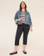 3/4 Puff Sleeve Baseball Tee - thumbnail 6