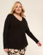 V-Neck Rib Tee - thumbnail 7