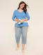 V-Neck Rib Tee - thumbnail 6