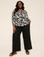 Long-Sleeve Off-The-Shoulder Knit Top - thumbnail 3
