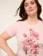 Crew-Neck Flower Bouquet Graphic - thumbnail 4