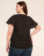 Short-Sleeve Notch-Neck Popover Blouse - thumbnail 5