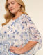 Printed Chiffon Overpiece - thumbnail 3