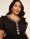 Flutter-Sleeve V-Neck Maxi Dress - thumbnail 6