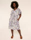 Notch-Neck Short Dress - thumbnail 1