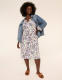 Notch-Neck Short Dress - thumbnail 4
