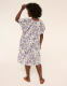 Notch-Neck Short Dress - thumbnail 2