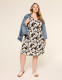 Notch-Neck Short Dress - thumbnail 6
