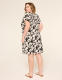 Notch-Neck Short Dress - thumbnail 7