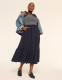 Tie-Strap Smocked-Bodice Maxi Dress - thumbnail 4