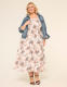 Sleeveless Smocked-Bodice Tiered Maxi Dress - thumbnail 4