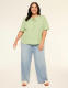 Short-Sleeve Tie-Neck Popover Blouse - thumbnail 7