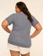 Short-Sleeve Positive Graphic Sweatshirt - thumbnail 2