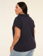 Dolman-Sleeve Collared V-Neck Top - thumbnail 5
