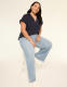 Dolman-Sleeve Collared V-Neck Top - thumbnail 6