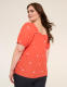 Puff-Sleeve Square-Neck Blouse - thumbnail 2