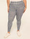 Gingham Layering Fashion Legging - thumbnail 1